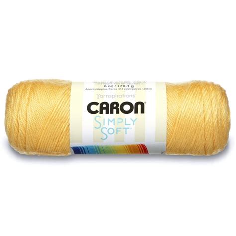 Caron Simply Soft Yarn 170g 6oz Sunshine