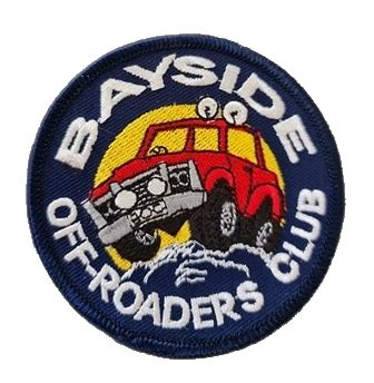 embroidered club badge bayside  roaders club