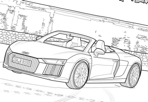 audi releases downloadable colouring book   car enthusiasts