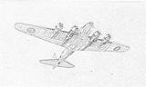 Coloring Pages War Ii Bombers Japanese Filminspector Markings 17d Captured Put Their sketch template