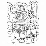 Coloring Pages Maui Moana Printable Sina Tui Colouring Forest Color Print Printables Kids Chief Baby Book Disney Rocks Lego Moanas sketch template