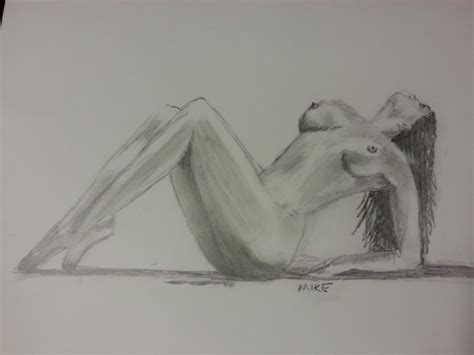Nude Drawing Of Female Erotic Art