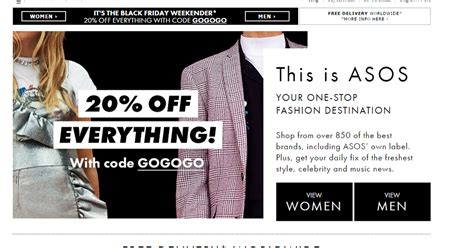asos black friday deals      expect   clothing giant