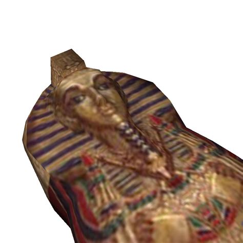 egyptian sarcophagus  model