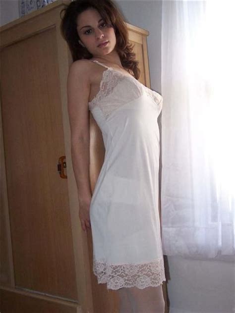 [half Slip] Night Gown Fashion Slip Dress