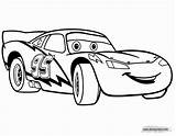 Cars Coloring Disney Pages Race Book sketch template