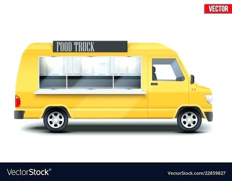 food truck template vector  vectorifiedcom collection  food