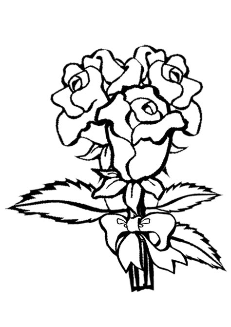 coloring pages  kids rose coloring pages