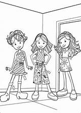 Girls Groovy Coloring Fun Kids Pages sketch template