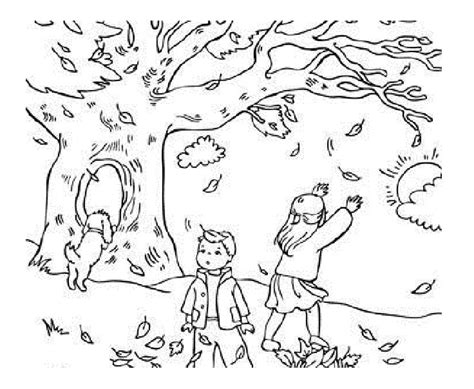 print  fall coloring pages benefit  coloring  kids