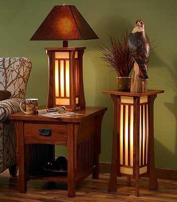 mission style lamp plans woodworking projects plans