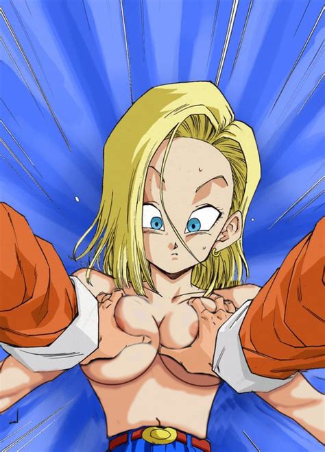 Rule 34 Accurate Art Style Android 18 Dragon Ball Dragon Ball Z Edit