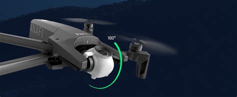 anafi parrot drone foldable quadcopter drone   hdr camera compact silent autonomous
