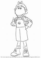 Tweenies Bella Draw Drawing Step Tutorials sketch template