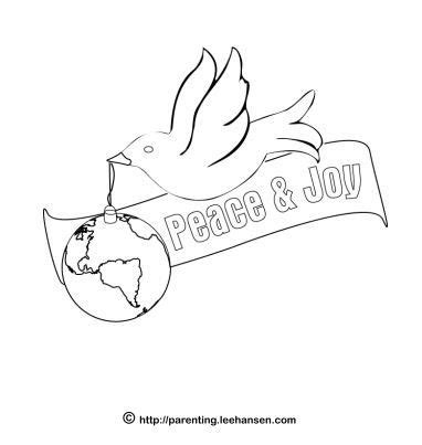 peace coloring crafts  color  peace earth coloring pages