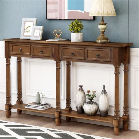 console table sofa table  drawers console tables  entryway  drawers  long shelf