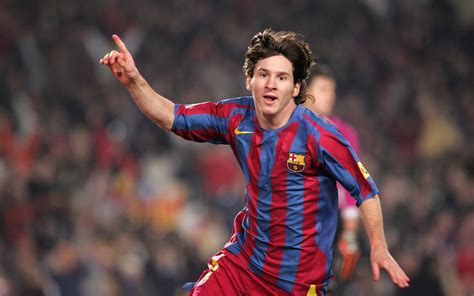 year anniversary  leo messis official barca debut