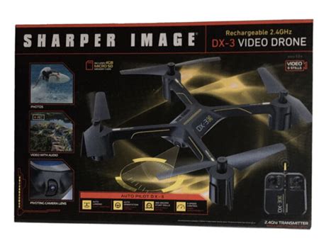 sharper image dx  video drone mp black  ages   sale  ebay