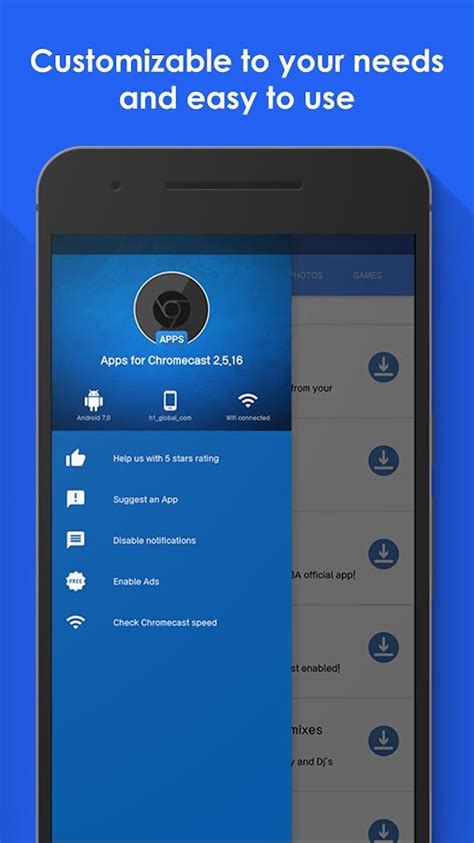apps  chromecast app android su google play