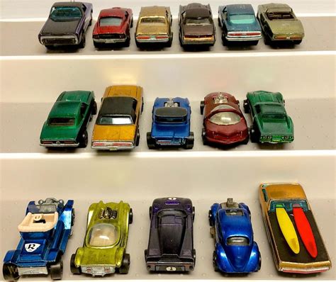 First Year Sweet 16 Original Hot Wheels Redlines 1968