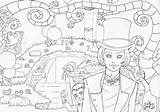 Wonka Willy Kleurplaten Chocoladefabriek Outlines Kiezen Starklx Zapisano sketch template