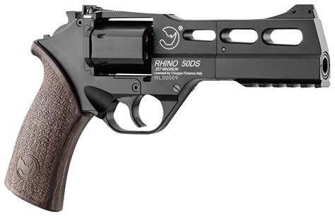 airsoft revolver rhino  ds   black mat