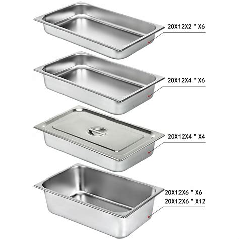 deep full size stainless steel steam table pans  size hotel