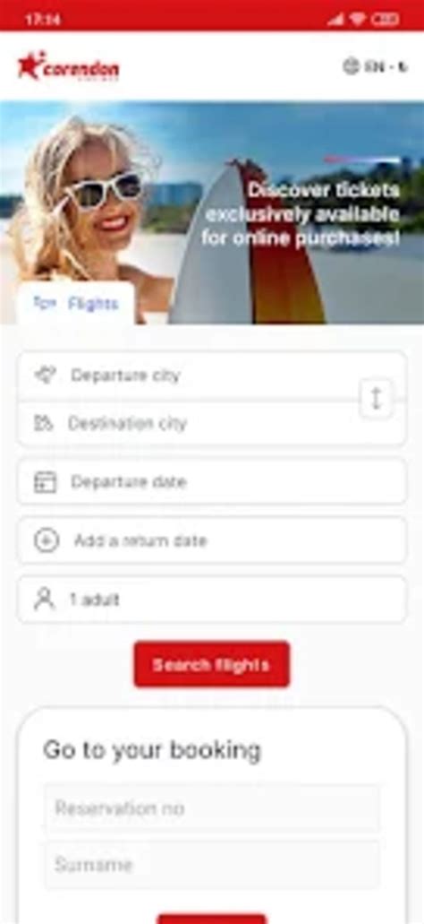 corendon airlines  android