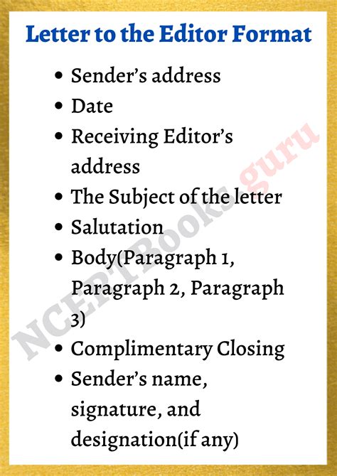 letter   editor format samples   write  letter   editor