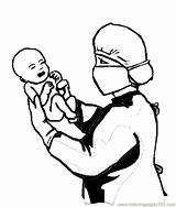 Doctor Coloring Pages Clipart Woman Baby Babies Pregnancy Kids Library Insertion Codes Clip Popular Comments sketch template