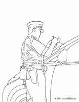 Uniform Coloring Police Pages Getcolorings Color Men sketch template