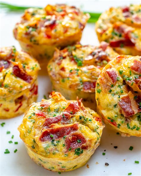 clean eating bacon egg muffins   bomb clean food crush