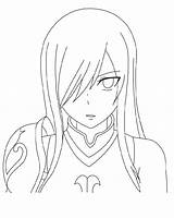 Erza sketch template