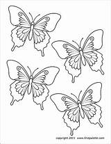 Butterflies Firstpalette sketch template