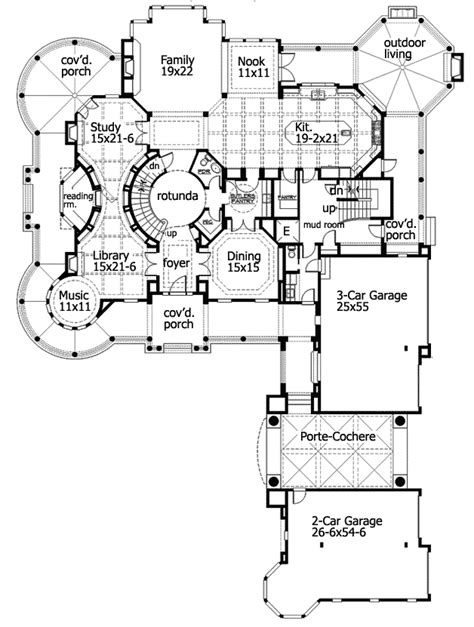 square foot newport ca mansion main level floor plan luxury house plans house plans