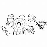 Coloring Pages Brawl Stars Nani sketch template