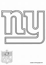 Coloring Pages Giants York Nfl Logo Print Browser Window sketch template