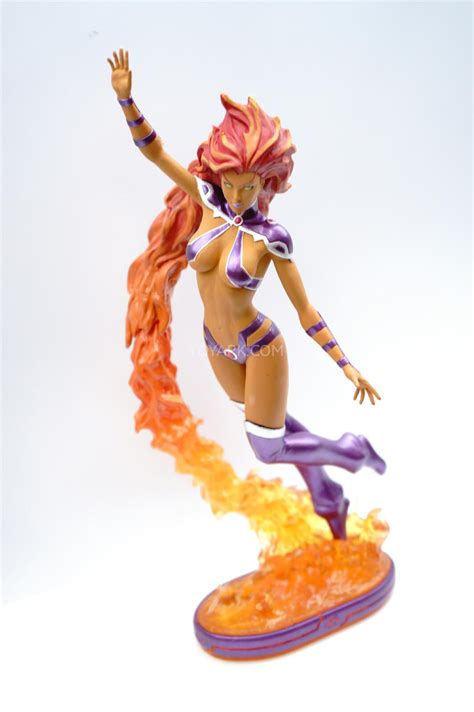 dc collectibles cover girls of dcu starfire statue