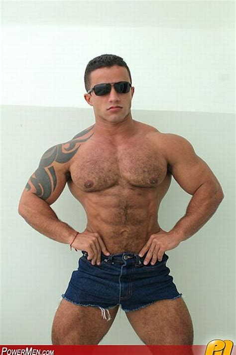adelio senna raw hairy muscle at powermen best of gay muscle