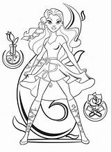 Coloring Superhero Hero Girls Dc Super Pages Colouring Book Ivy Printable Poison Wonder Superheroes Kids Coloring4free Girl Color Flickr Woman sketch template