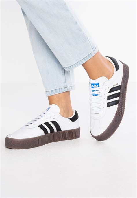 adidas originals sambarose sneakers footwear whitecore blackvit zalandose