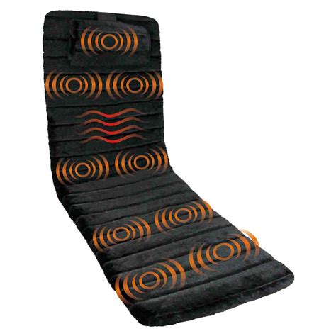 health touch deluxe full body massage mat with soothing heat walmart