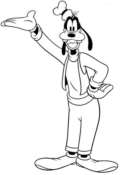 goofy coloring pages  print cartoon coloring pages disney art