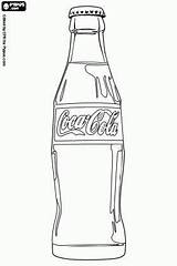 Coca Coke Bottle Oncoloring sketch template