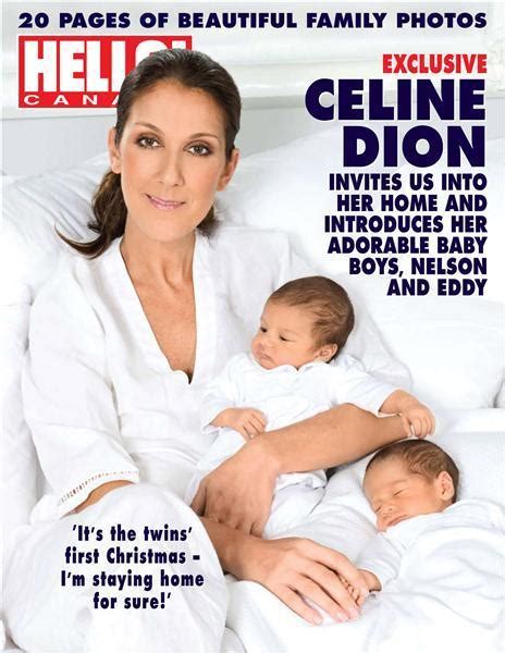 Celine Dion Unveils Twins Eddy And Nelson Photo Huffpost