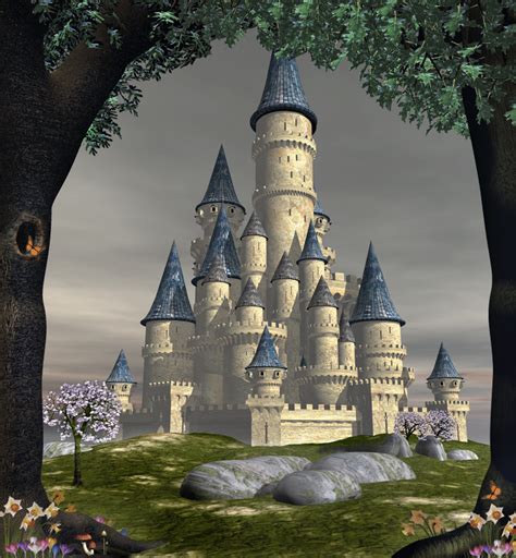 artstation fairytale castle