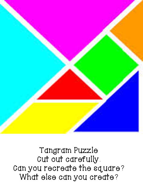 tangram printable clipart