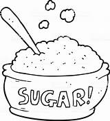 Zucker Illustrationen sketch template