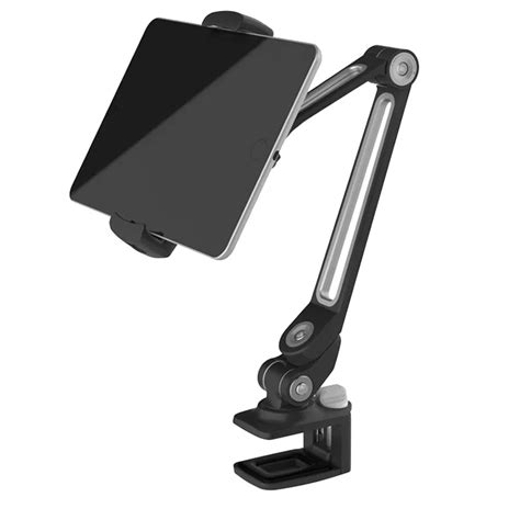 aluminum tablet desk bed mount lazy stand adjustable cell phone long arm holder  ipad