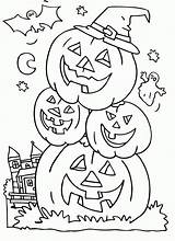 Coloring Pages Spooky Halloween Scary Pumpkin Printable Size Color Party Library Clipart Colorings Print Getdrawings Getcolorings Popular Comments Coloringhome sketch template